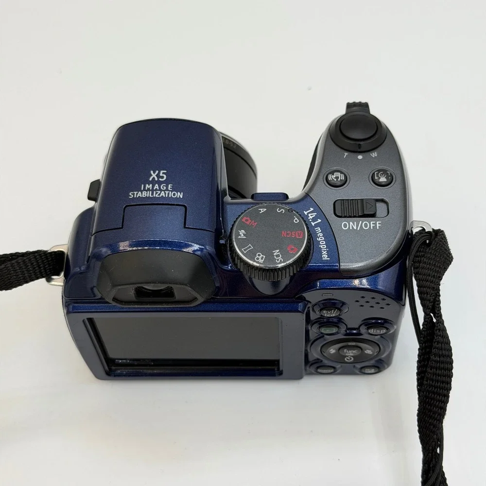 GE X5 Power Pro Series Blue Digital Camera 14.1MP 15x Optical Zoom 1GB SD Card